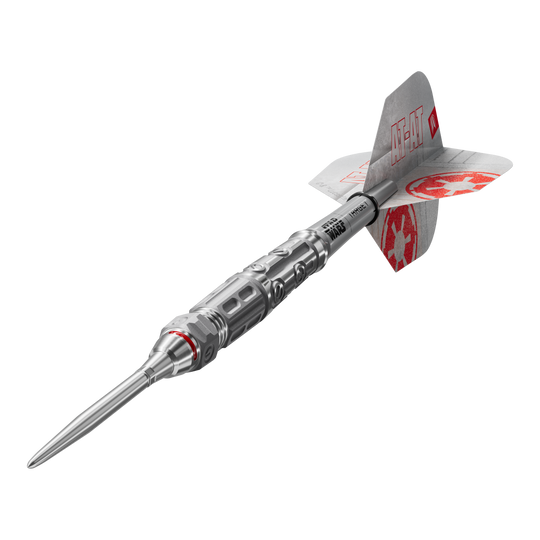 Stalowe rzutki Target Star Wars AT-AT Swiss Point Das Produkt ist die Target Star Wars AT-AT Swiss Point Steeldarts. Diese Steeldarts überzeugen durch ein Star Wars Design mit AT-AT-Motiv.