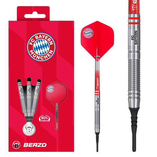 Miękkie rzutki Beazd FC Bayern Monachium Wolfram - 18g Miękkie rzutki Beazd FC Bayern Monachium Wolfram - 18g