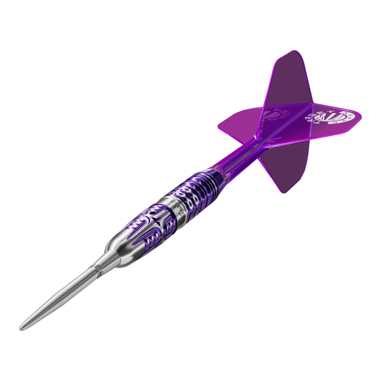 Target Japan Endeavor Kasumi Sato GEN3 Swiss Point Steeldarts Das Produkt Target Japan Endeavour Kasumi Sato GEN3 Swiss Point Steeldarts ist abgebildet. Die Aufnahme hebt das Design der Darts hervor.