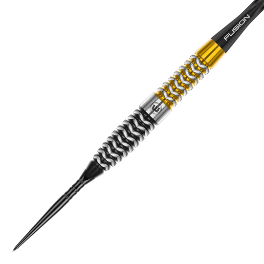 Winmau Exion Torpedo Switch Points Steeldarts Abgebildet ist ein Winmau Exion Torpedo Switch Point Steeldart. Zu sehen ist der Dartpfeil aus einer anderen Perspektive.