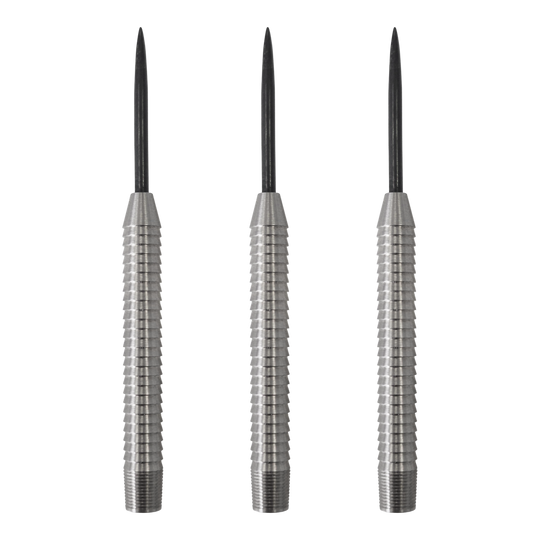 McDart Shark 3 stalowe lufy do rzutek - 22 g Abgebildet ist das Set McDart Shark 3 Steeldart-Barrels - 22g. Die Steeldart-Barrels werden als Set dargestellt.