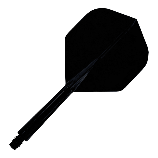 System wałów lotniczych Evolution EVO1 – czarny Abgebildet ist das Evolution EVO1 Flight-Shaft-System in Schwarz. Das Produkt wird einzeln vor weißem Hintergrund präsentiert.