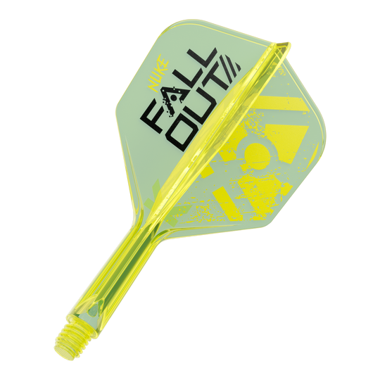 Target K-Flex Luke Littler Fallout No6 Flights Abgebildet ist ein Flight aus der Serie Target Luke Littler Fallout No6 KFlex. Der Flight ist in 19 mm Größe zu sehen.