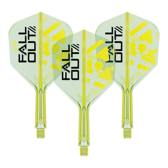 Target K-Flex Luke Littler Fallout No6 Flights Ein Set aus Target Luke Littler Fallout No6 KFlex Flights wird präsentiert. Die Größe beträgt 19 mm.