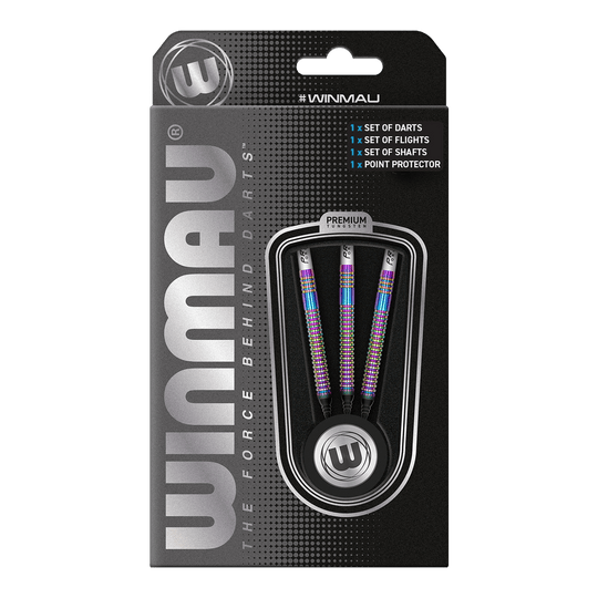 Hier sind die Winmau Solaris Urban Softdarts - 21g abgebildet. Die Darts zeichnen sich durch ihr modernes Design aus.