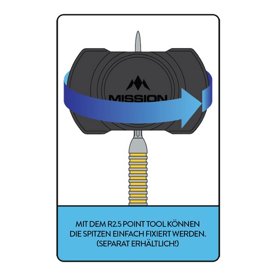 Narzędzie Rapid Point do misji R2.5 Hier ist das Mission R2.5 Rapid Point Tool abgebildet. Es unterstützt den Spieler beim Wechseln der Dartspitzen.