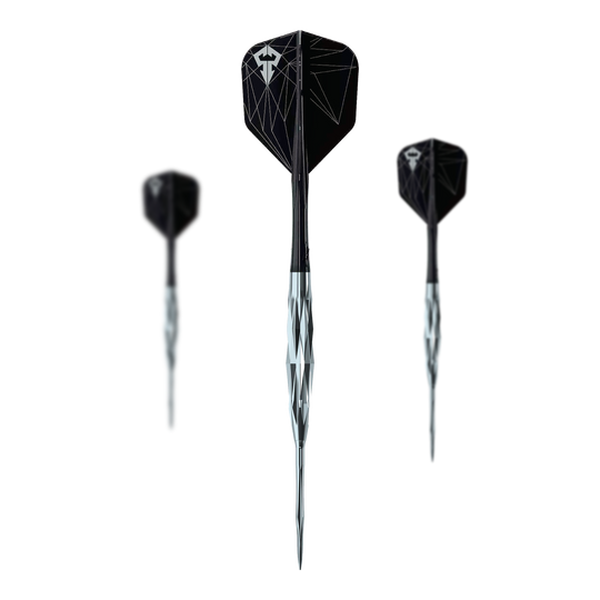 Caliburn Starships Series Hyperion Steeldarts - 22g Auf dem Bild sind die Caliburn Starships Series Hyperion Steeldarts im Set zu sehen. Sie eignen sich perfekt für Steeldart-Enthusiasten.