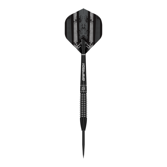 Stalowe lotki GOAT Sprocket MKIII Bomb Zu sehen ist der GOAT Sprocket MKIII Bomb Steeldarts. Die Aufnahme zeigt den Dartpfeil aus einer bestimmten Perspektive.