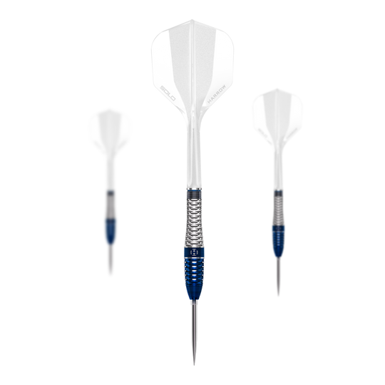 Lotki stalowe Harrows GEO Bomb Quick Point Auf dem Bild sind Harrows GEO Bomb Quick Point Steeldarts zu sehen. Sie stehen für Präzision und Qualität im Dartsport.