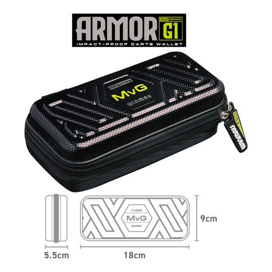 Portfel do rzutek Winmau Armor G1 Michael Van Gerwen Hier ist das Winmau Armor G1 Michael Van Gerwen Dartwallet abgebildet. Die Tasche schützt und transportiert Darts sicher.