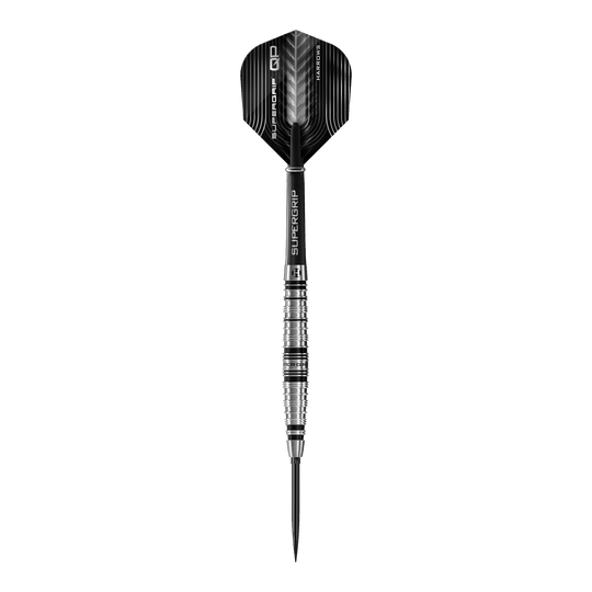 Lotki stalowe Harrows Supergrip Torpedo Quick Point Das Bild präsentiert die Harrows Supergrip Torpedo Quick Point Steeldarts. Sie sind ideal für präzise Würfe und intensiven Einsatz.