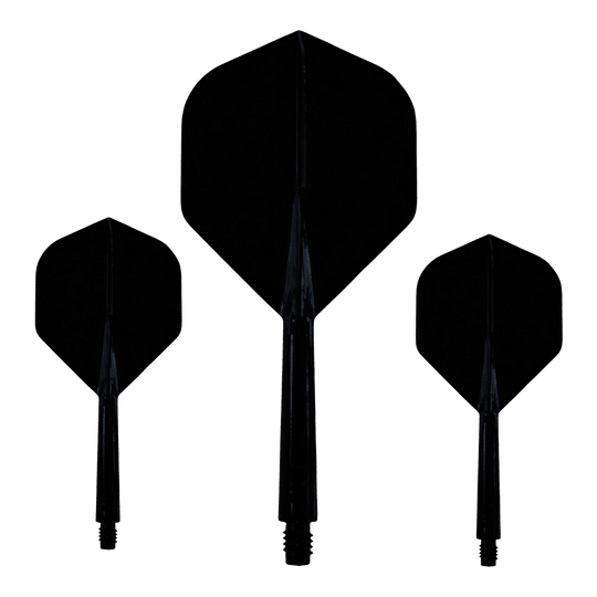System wałów lotniczych Evolution EVO1 – czarny Dieses Bild zeigt das Evolution EVO1 Flight-Shaft-System in Schwarz. Es ist deutlich das Design und die Form des Produkts zu erkennen.