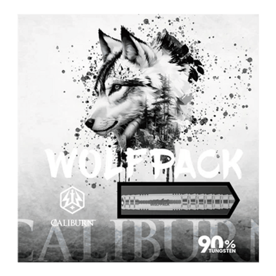 Lotki stalowe Caliburn Wolfpack W6 - 22g Zu sehen ist der Caliburn Wolfpack W6 Steeldart mit einem Gewicht von 22 Gramm. Das Produkt eignet sich besonders für präzises Dartspiel.