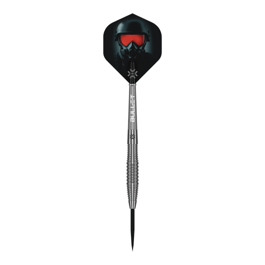 Stalowe lotki Bullet Ranger Gezeigt wird ein einzelner Bullet Ranger Steeldarts. Dieses Produkt eignet sich für Steeldartspiele.