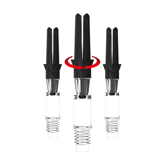 Wał L-L-Style-Shaft Carbon Silent Straight - Przezroczysty Das Bild zeigt das Produkt L-Style L-Shaft Carbon Silent Straight Clear OhneKappen 32mm 1Set Symbol. Vermutlich handelt es sich um einen Dart-Schaft.