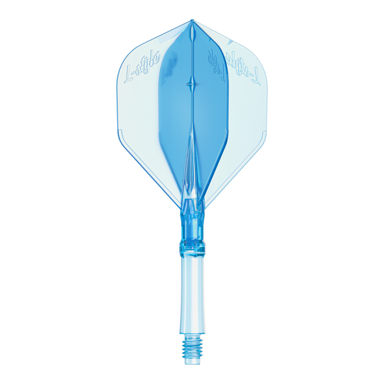 Loty L-Style L-Sytem - Clear Blue Abgebildet sind L-Style L-System Flights in klarer blauer Farbe, Größe Medium. Diese Flights dienen als Ersatzteile für Dartpfeile.