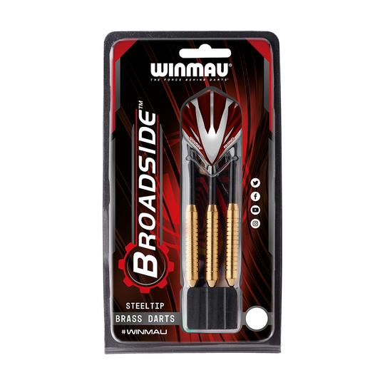 Winmau Broadside Mosiężne Steeldarty - 22g