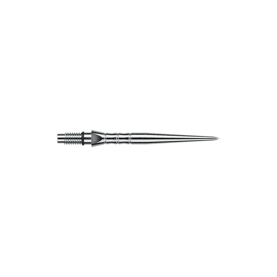 Stalowe groty do lotek Winmau Switch Point Wave – efekt srebrny Hier sieht man Winmau Switch Point Wave Silver Effect Steeldartspitzen mit 26 mm Länge. Die Dartspitzen haben einen silbernen Welleneffekt.