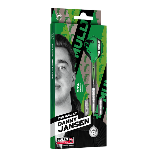 Miękkie lotki Bulls Danny Jansen - 20g Hier ist der Bulls Danny Jansen Softdart mit 20g Gewicht abgebildet. Das Produkt eignet sich für professionelle Softdartspiele.