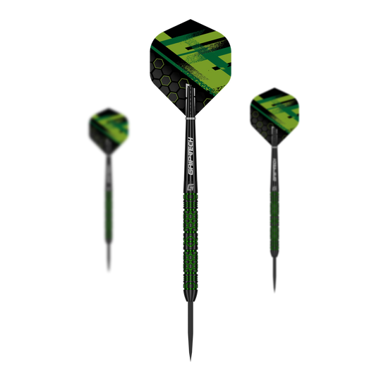 Stalowe lotki GOAT Kick-Off Zu sehen ist ein Set der GOAT Kick-Off Steeldarts. Es besteht aus mehreren Darts und bietet optimale Spielergebnisse.