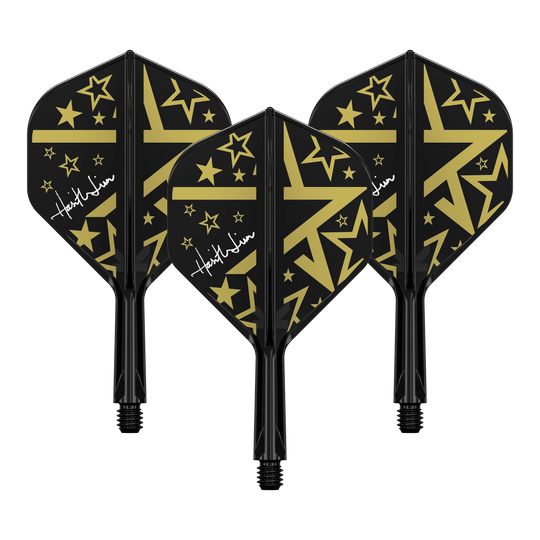 Target Japan K-Flex Hot Shot No2 Standardowy system wału lotniczego Abgebildet wird das Produkt 410245_Target_Japan_K-Flex_Hot_Shot_No2_Flight-Shaft-System_19mm_1Set. Es ist wahrscheinlich eine Dart-Komponente.