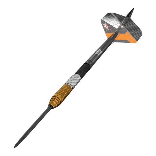 Bulls NL Dirk Van Duijvenbode 95% punktów zamiennych Steeldarts Hier sieht man die Bulls NL Dirk Van Duijvenbode 95% Convertible Points Steeldarts. Es handelt sich um qualitativ hochwertige Steeldarts.