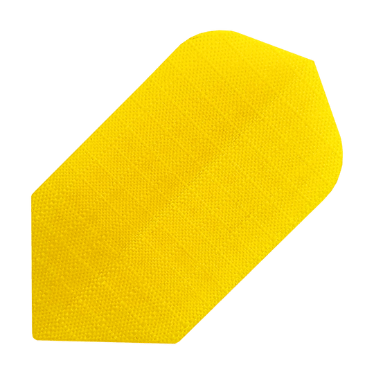 N25_Nylon_Flight_Gelb_1 Das Bild zeigt einen gelben Nylon-Stoff Flight N25. Er hat eine rechteckige Form mit abgerundeten Ecken und einer fein strukturierten Oberfläche.