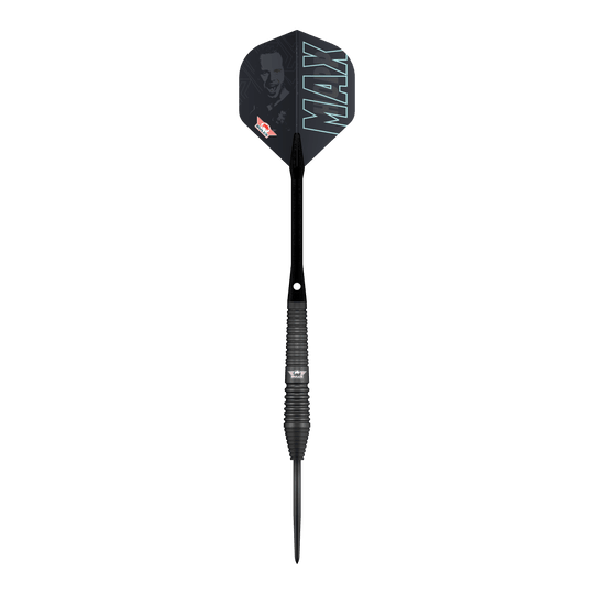 Darty Bulls NL Max Hopp Black Steel Die Bulls NL Max Hopp Black Steeldarts werden gezeigt. Die Darts sind als Set auf einem einfachen Hintergrund abgebildet.