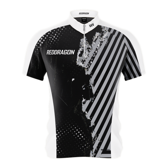 Red Dragon Gian Van Veen Limited Edition Dartshirt ist abgebildet. Das Shirt ist eine limitierte Auflage für Dartspieler.