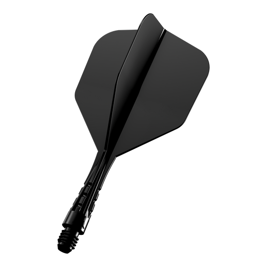 System wału lotniczego Mission Force 90 Vortex No6 – Solid Black Das Produkt ist ein einzelnes schwarzes Vortex No6 Flight-Shaft-System mit 222mm Länge. Es eignet sich für Dartpfeile als Ersatzteil.
