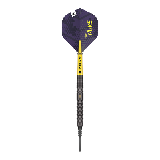 Lotki miękkie Target Luke Littler GEN1 - 19 g Das Bild zeigt ein Dart-Produkt. Es trägt den Dateinamen '210324_Target_Luke_Littler_GEN1_Softdarts_1'.