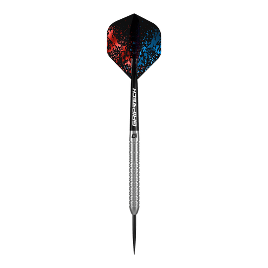 GOAT Inspire Steeldarts in einer Nahaufnahme abgebildet. Die Darts sind aus Metall und für das Steeldart-Spiel geeignet.