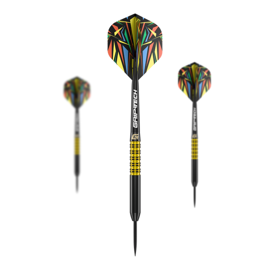 GOAT Sportowiec Żółte mosiężne Steeldarts - 12g