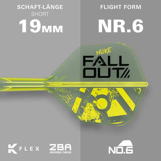 Miękkie lotki Target Luke Littler Nuke Fallout - 19 g Miękkie lotki Target Luke Littler Nuke Fallout - 19 g