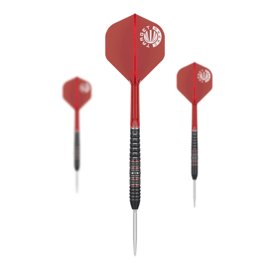 Target Japan Prime Series Diamond Kosuzu Iwao GEN4 Swiss Point Steeldarts Auf diesem Bild sieht man die Target Japan Prime Series Diamond Kosuzu Iwao GEN4 Swiss Point Steeldarts als Set. Das Set eignet sich perfekt für ambitionierte Dartspieler.