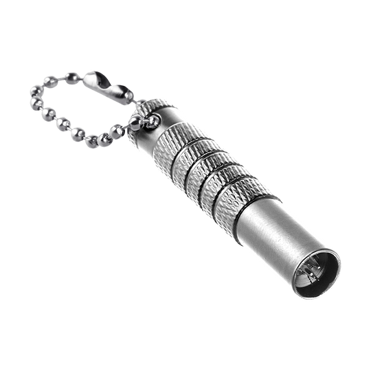 Środek do usuwania pozostałości po trzonku pocisku Das Bild zeigt einen Bullet Shaftrest Entferner in Silber. Das Produkt wird zur Entfernung von Shaftrests an Dartpfeilen verwendet.