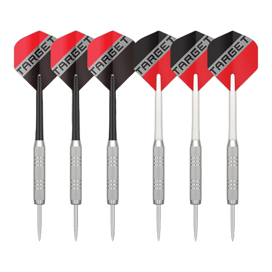 Zestaw tarcz do darta Target Rift ze stali Abgebildet ist das Target Rift Steeldartboard Set. Dieses Dartboard Set eignet sich perfekt für den Heimgebrauch.