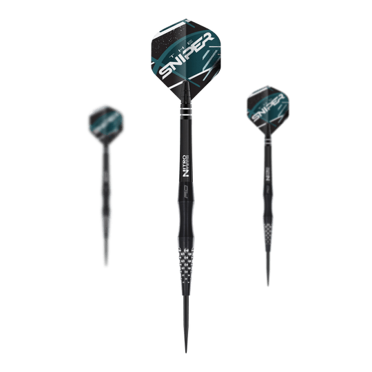 Red Dragon Connor Scutt The Sniper Steeldarts - 22g Dies ist das Produkt Red Dragon Connor Scutt The Sniper Steeldarts - 22g. Das Bild zeigt einen Satz Steeldarts mit diesem Markennamen.