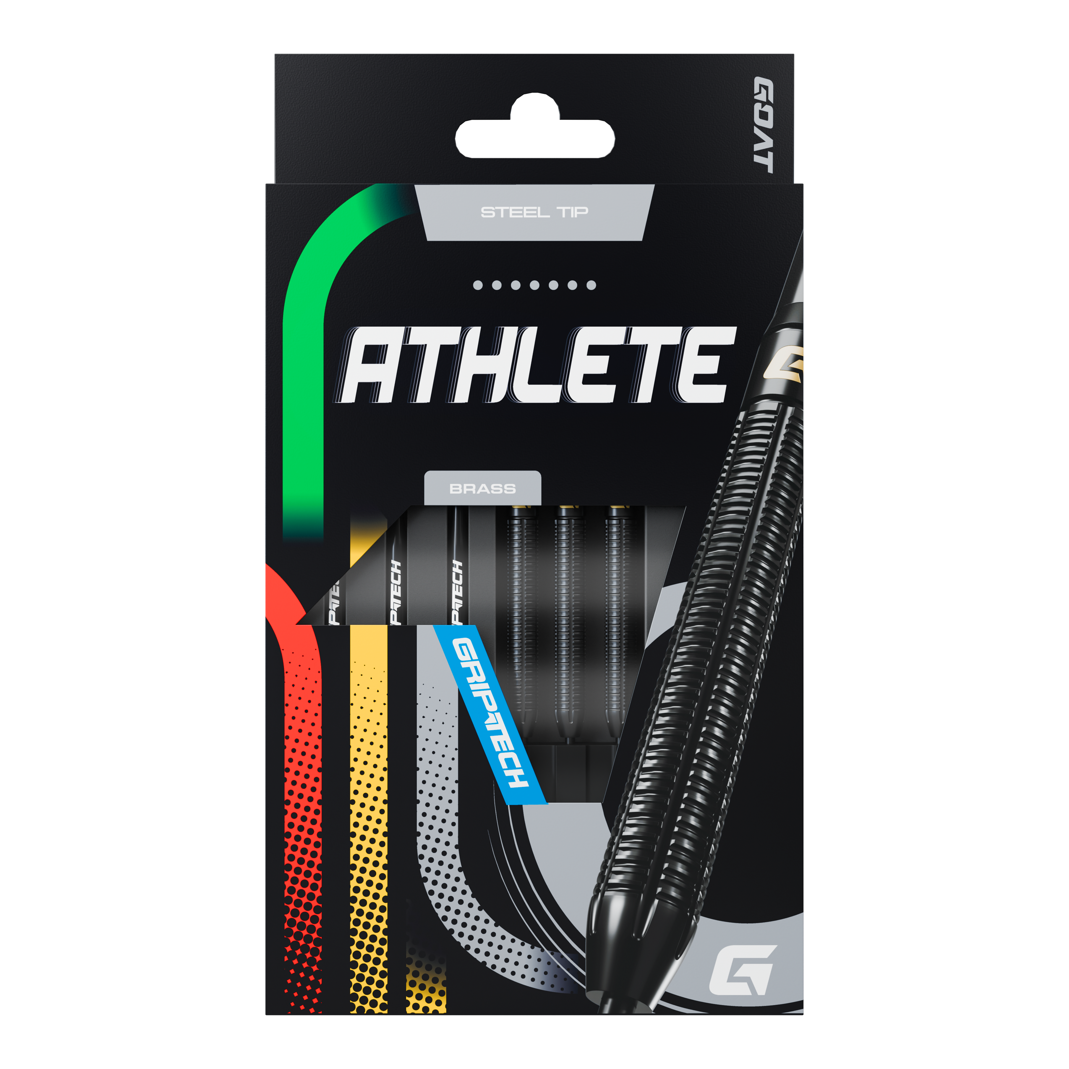 GOAT Athlete Black Mosiężne Steeldarts - 13g